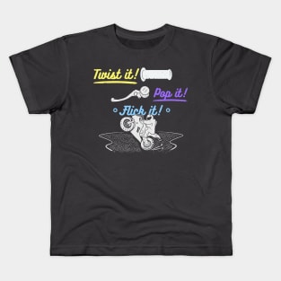 Bop a wheelie! Kids T-Shirt